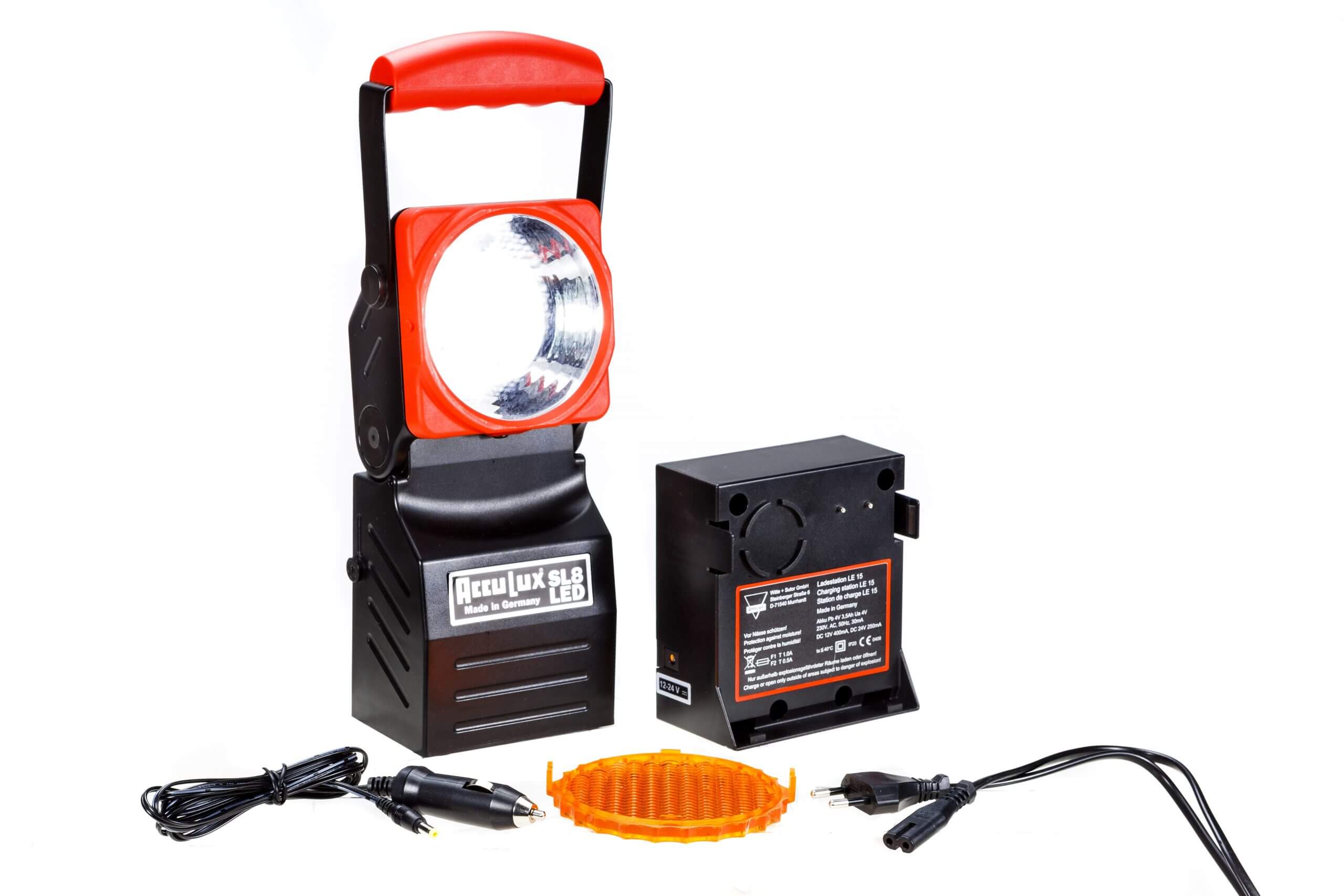 قیمت انواع چراغ قوه آتش نشانی AccuLux S8 LED Set ضد انفجار آکولوس شارژی