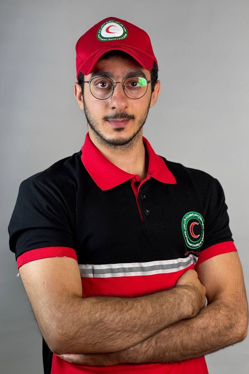 تیشرت هلال احمر دو رنگ آداکس