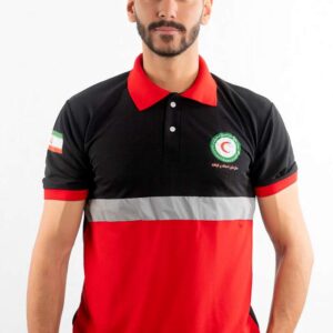 تیشرت دو رنگ هلال احمر