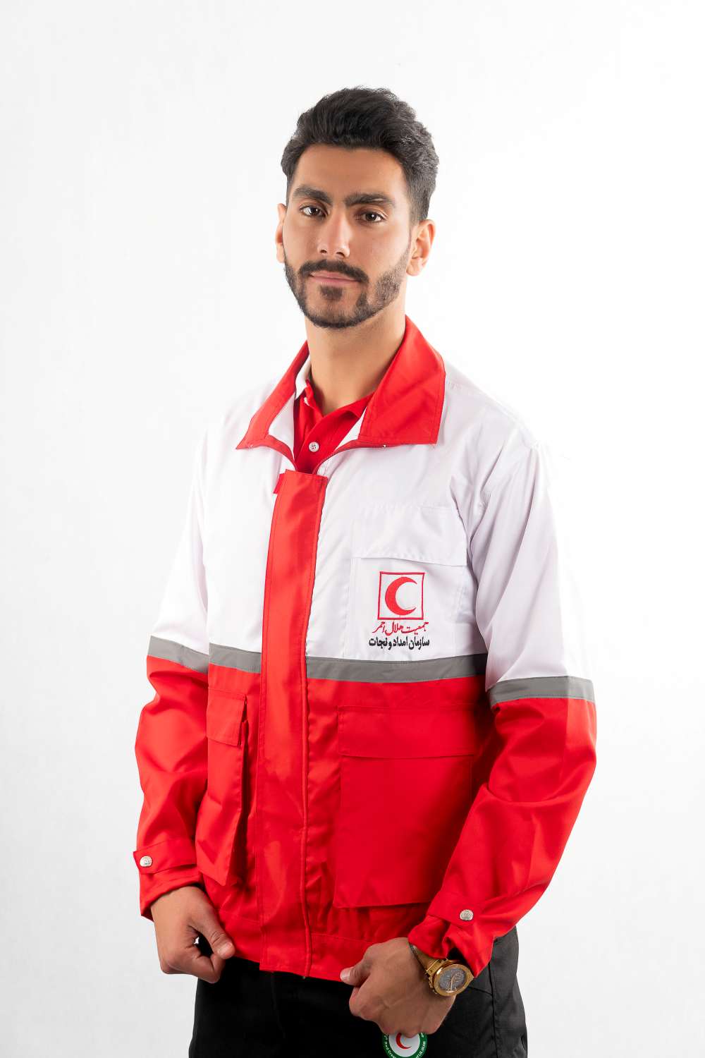 کاور دو رنگ هلال احمر